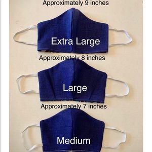 New Face Masks Handmade Washable with Filter